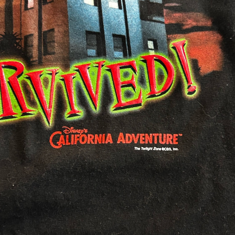 Vintage Tower of Terror Kids T-Shirt size medium - Picture 3 of 5